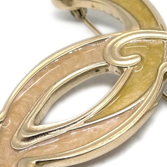 Chanel CC Brooch Pin Gold - Picture 3 of 8